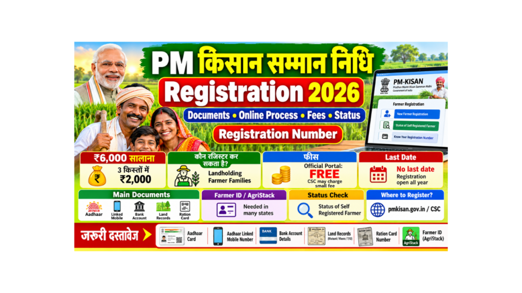 PM Kisan Samman Nidhi Registration 2026